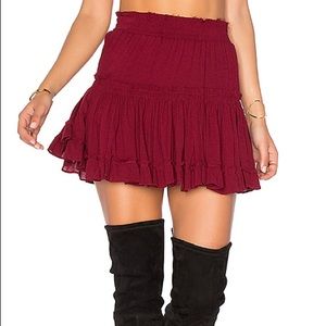 Marion Skirt in Burgundy by MISA Los Angeles